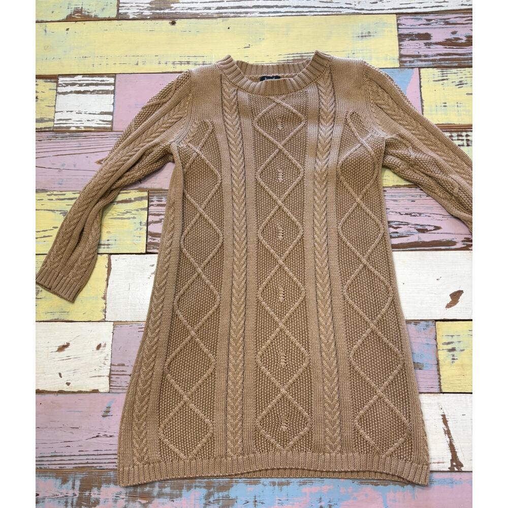 Victory Heart Girls Swaeter Dress Brown size 12